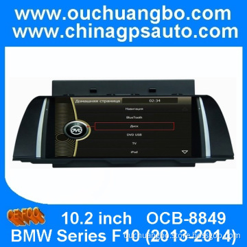 Ouchuangbo Car Stereo GPS Navigation Navi for BMW Series F10 2013-2014 Multimedia Headunit Autoradio Sat Nav DVD Player